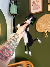 Load image into Gallery viewer, Tuxedo Creepy Cat
